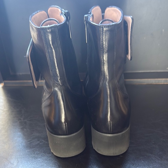 Taryn Rose Black Leather women’s Boots - Picture 4 of 10